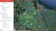 Mapa turystyczna Nadleśnictwa Kolbudy